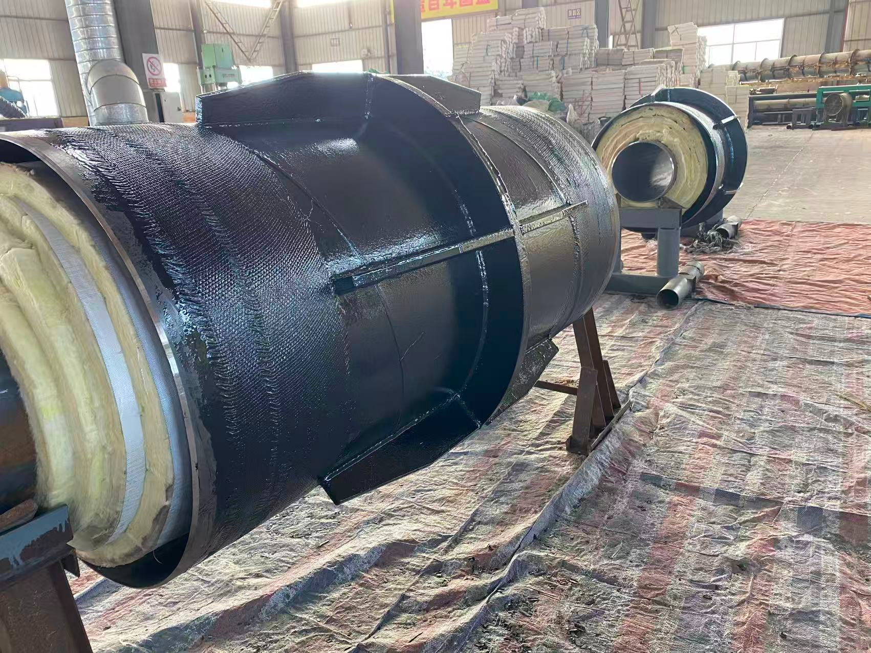 钢套钢保温出地弯头