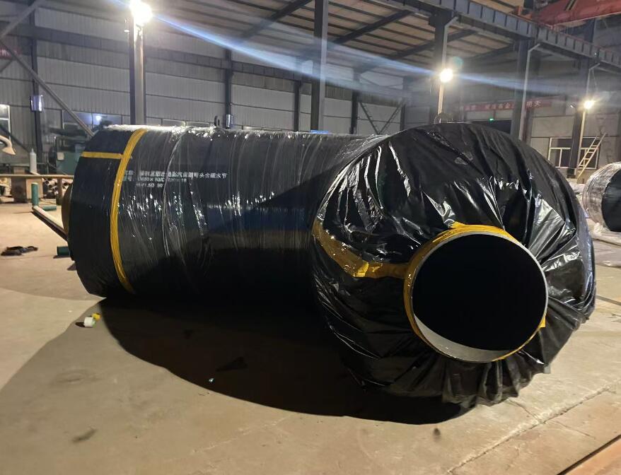 钢套钢保温出地弯头